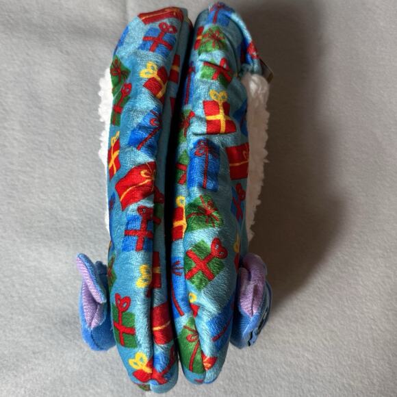 Disney Stitch Fuzzy Babba Non-Slip Slipper Socks Holiday Gifts Print Up To Sz 9 - Picture 4 of 10